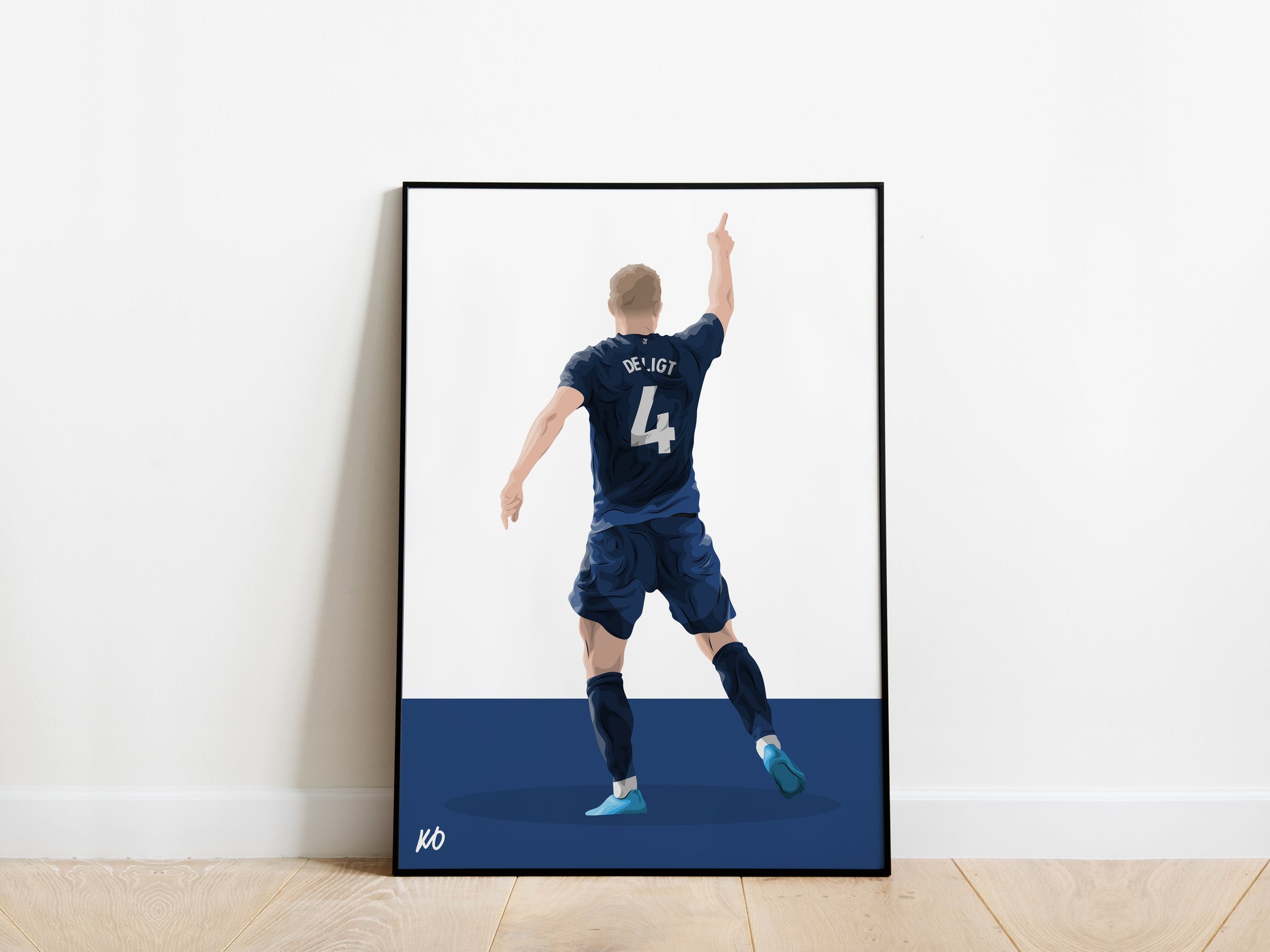 Matthijs de Ligt Manchester United Poster - KDDesigns6