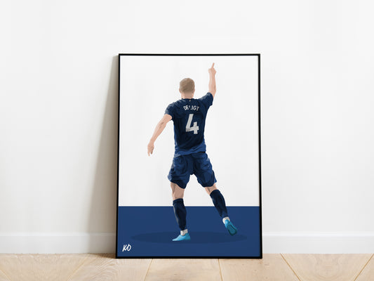Matthijs de Ligt Manchester United Poster - KDDesigns6