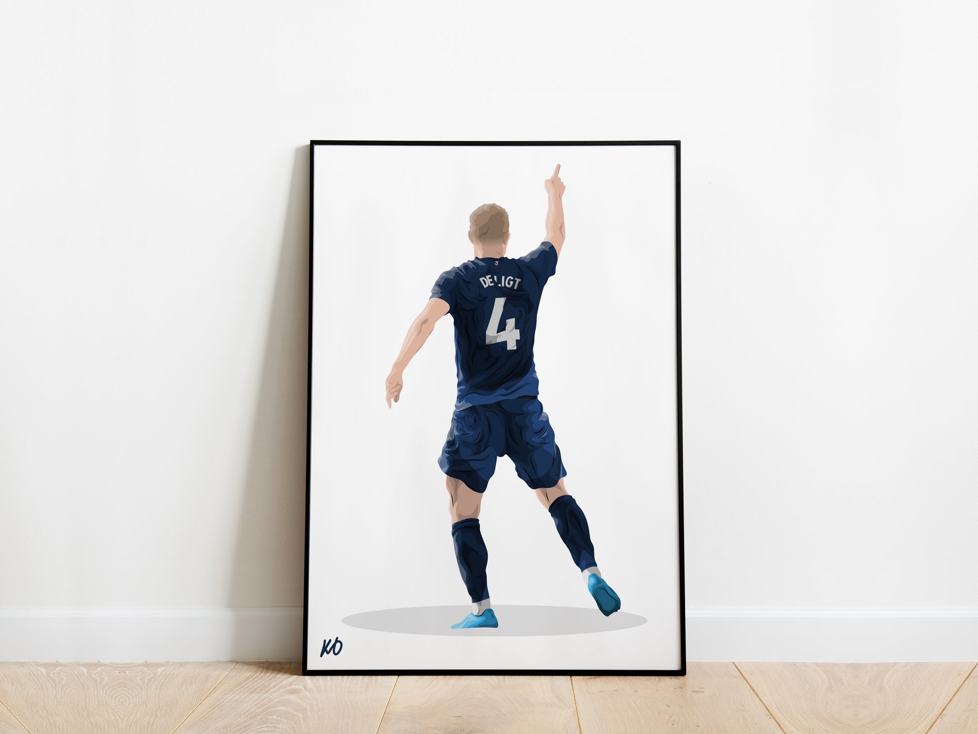 Matthijs de Ligt Manchester United Poster - KDDesigns6