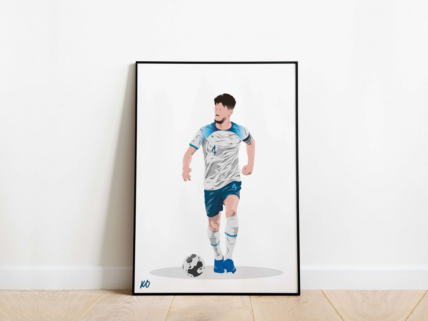 Declan Rice England Poster - KDDesigns6