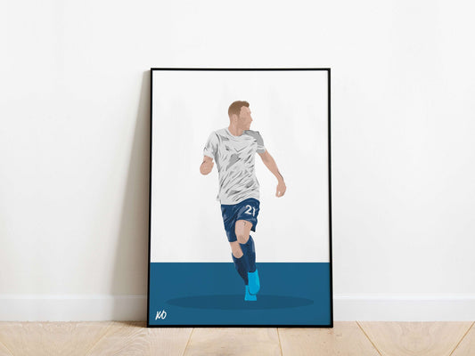 Dejan Kulusevski Tottenham Hotspur Poster - KDDesigns6