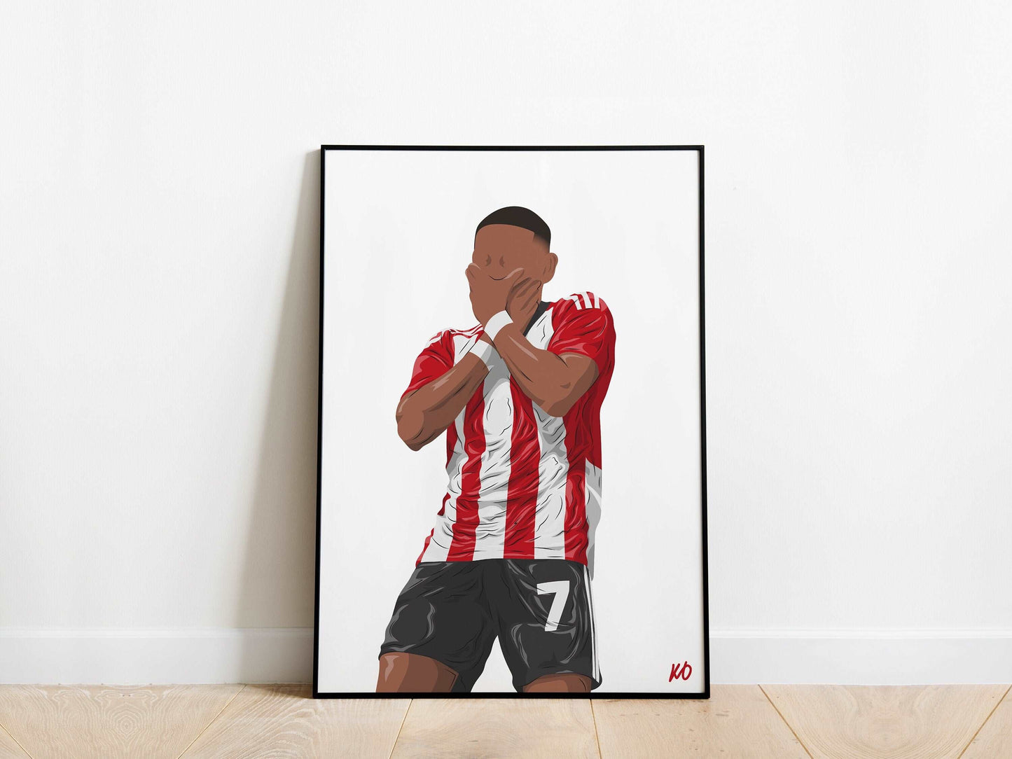 Demetri Mitchell FA Cup Goal Exeter City Poster - KDDesigns6