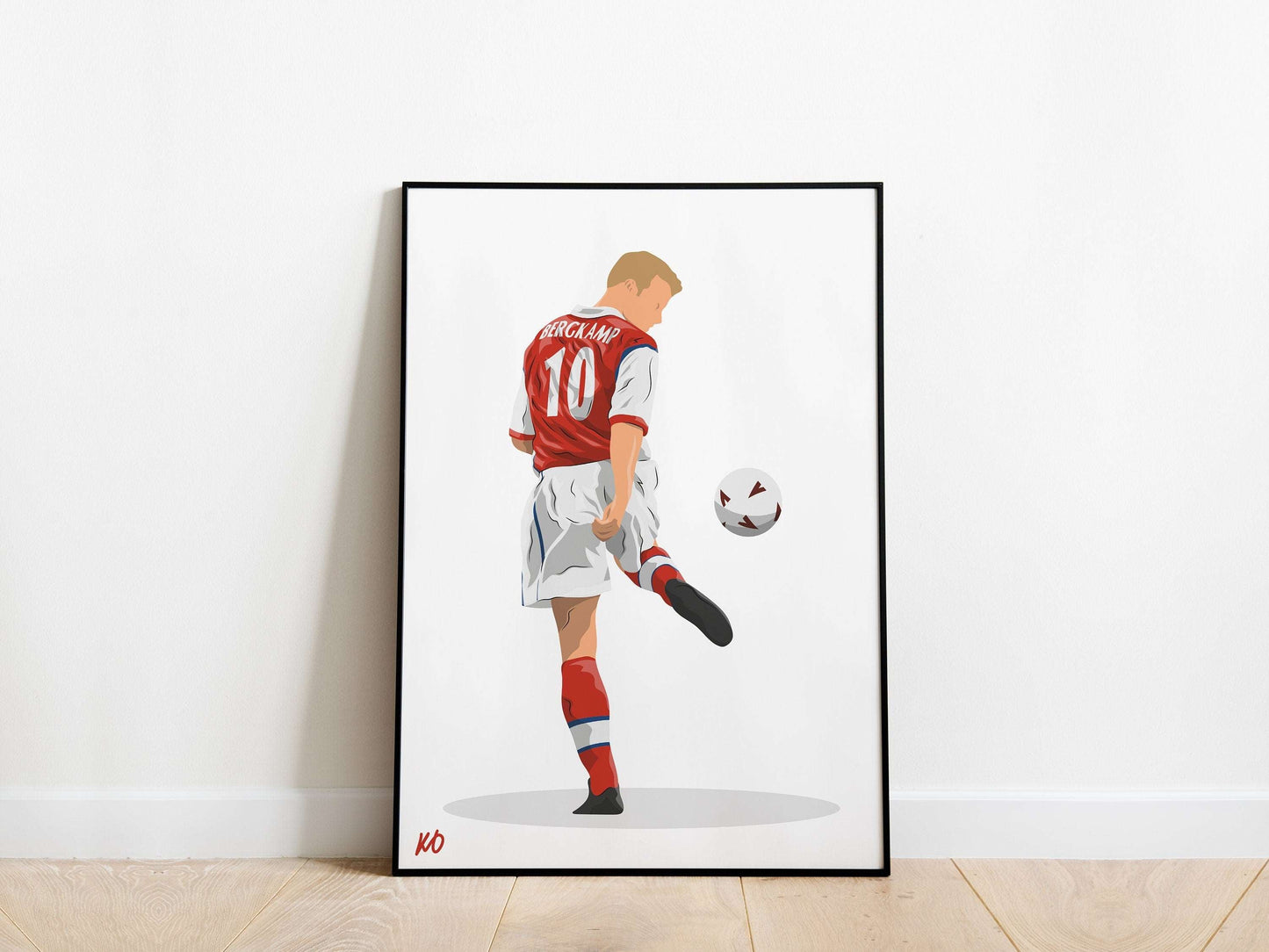 Dennis Bergkamp Arsenal Poster - KDDesigns6