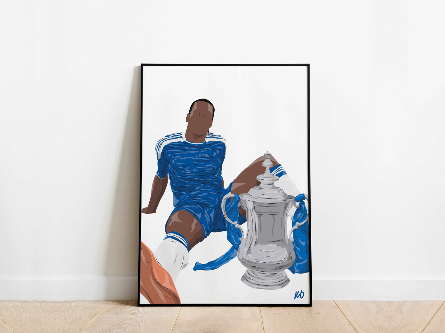 Didier Drogba Chelsea Poster - KDDesigns6