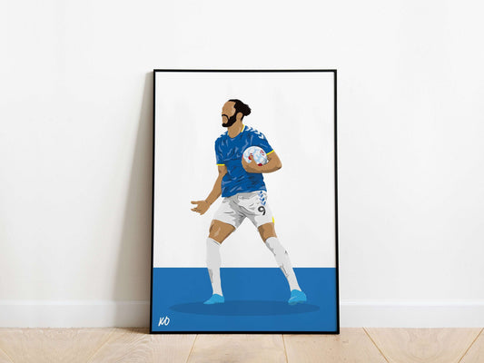 Dominic Calvert-Lewin Celebration Everton Poster - KDDesigns6