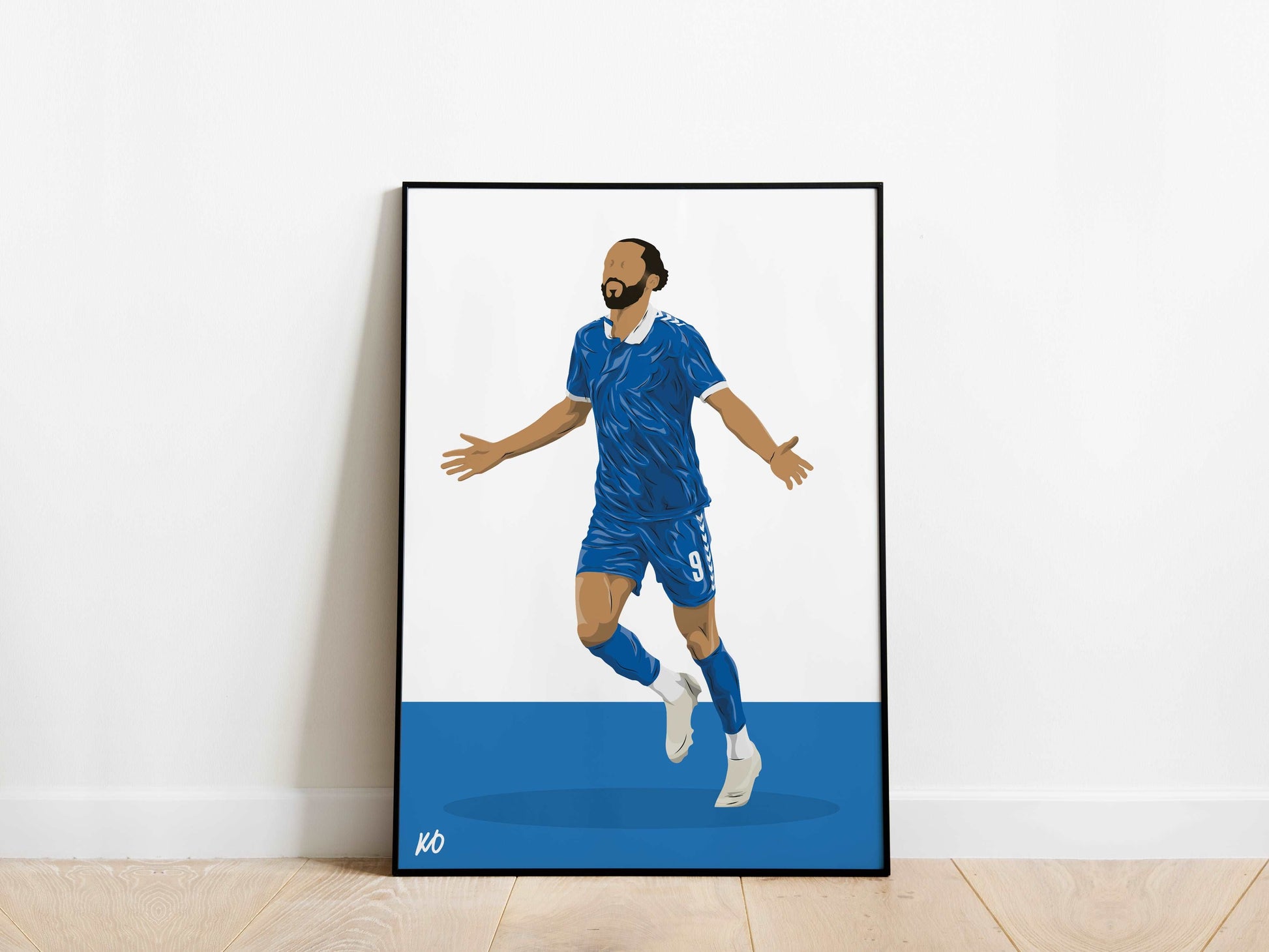 Dominic Calvert-Lewin 23/24 Everton Poster - KDDesigns6