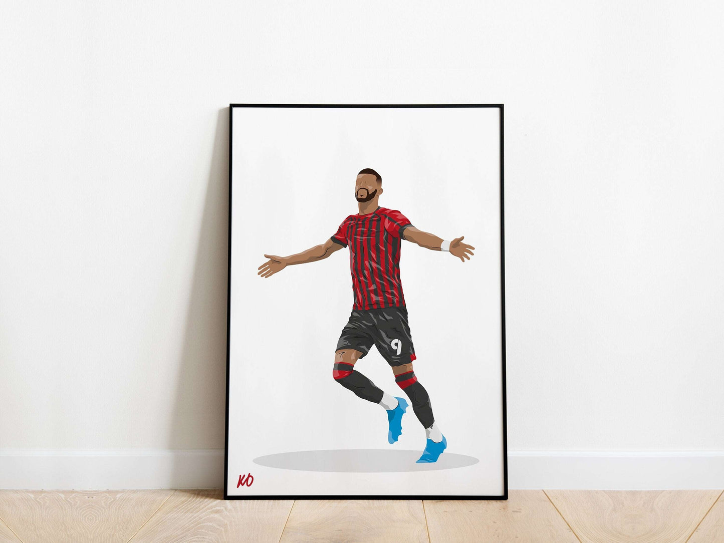 Dominic Solanke AFC Bournemouth Poster - KDDesigns6