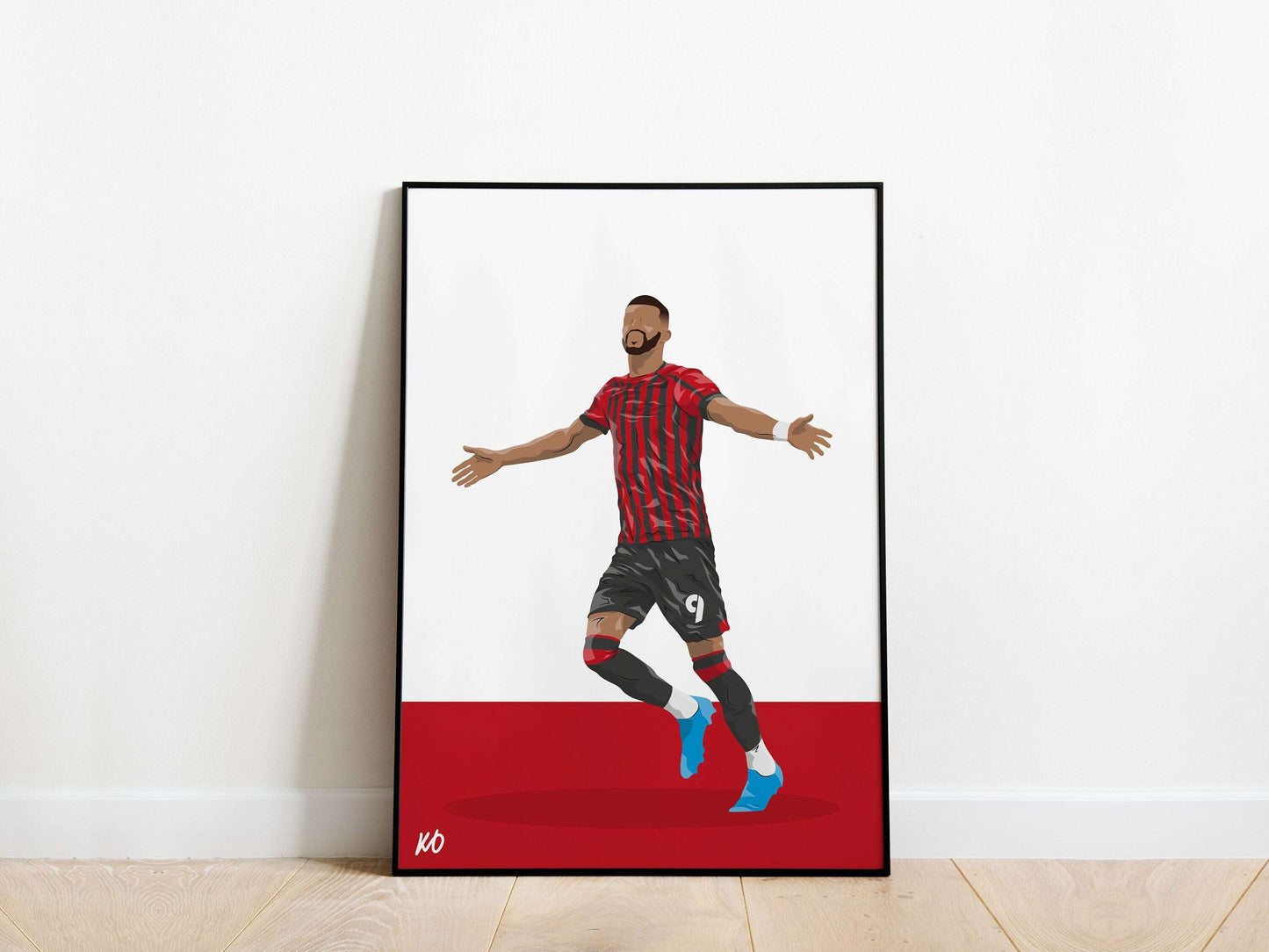 Dominic Solanke AFC Bournemouth Poster - KDDesigns6