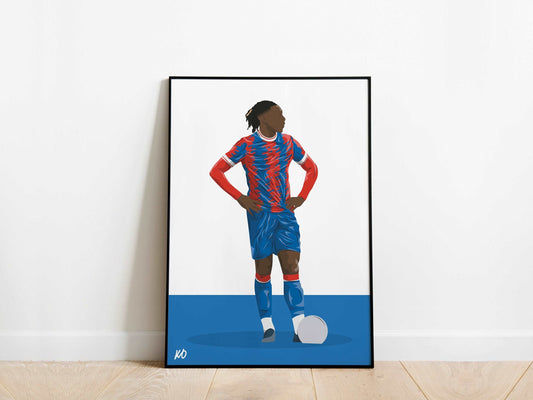 Eberechi Eze 22/23 Crystal Palace Poster - KDDesigns6