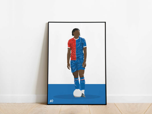 Eberechi Eze 23/24 Crystal Palace Poster - KDDesigns6