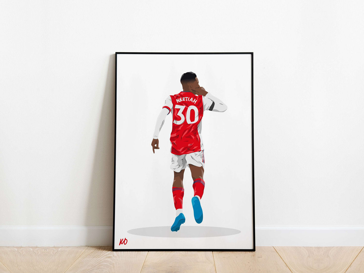 Eddie Nketiah Arsenal Poster - KDDesigns6