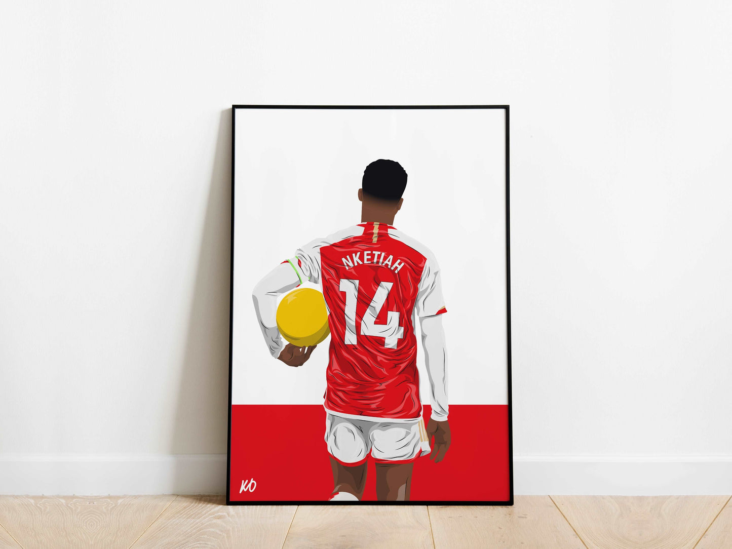 Eddie Nketiah Arsenal Poster - KDDesigns6