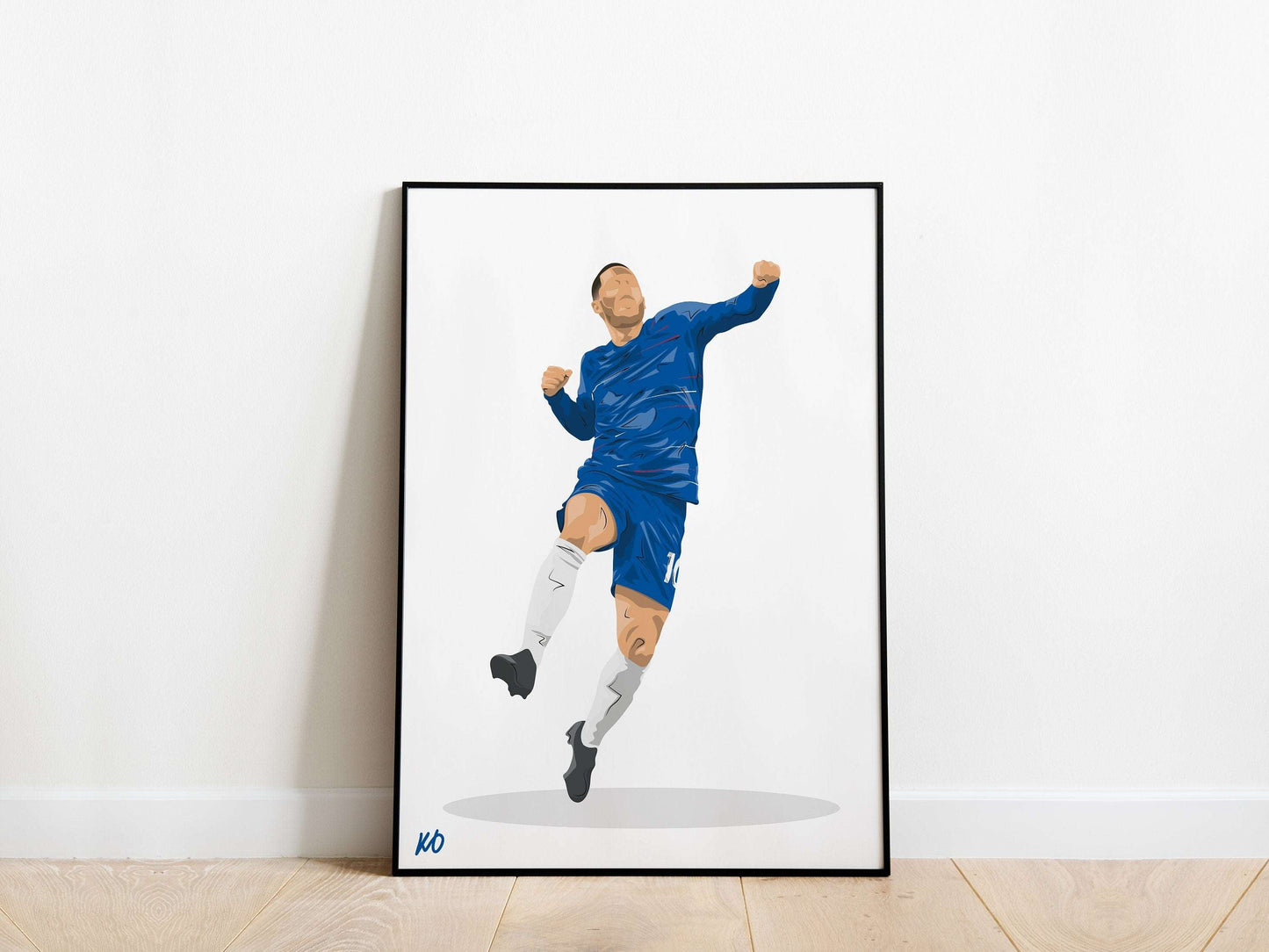 Eden Hazard Chelsea Poster - KDDesigns6