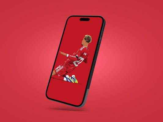 Hugo Ekitike Liverpool Wallpaper - KDDesigns6
