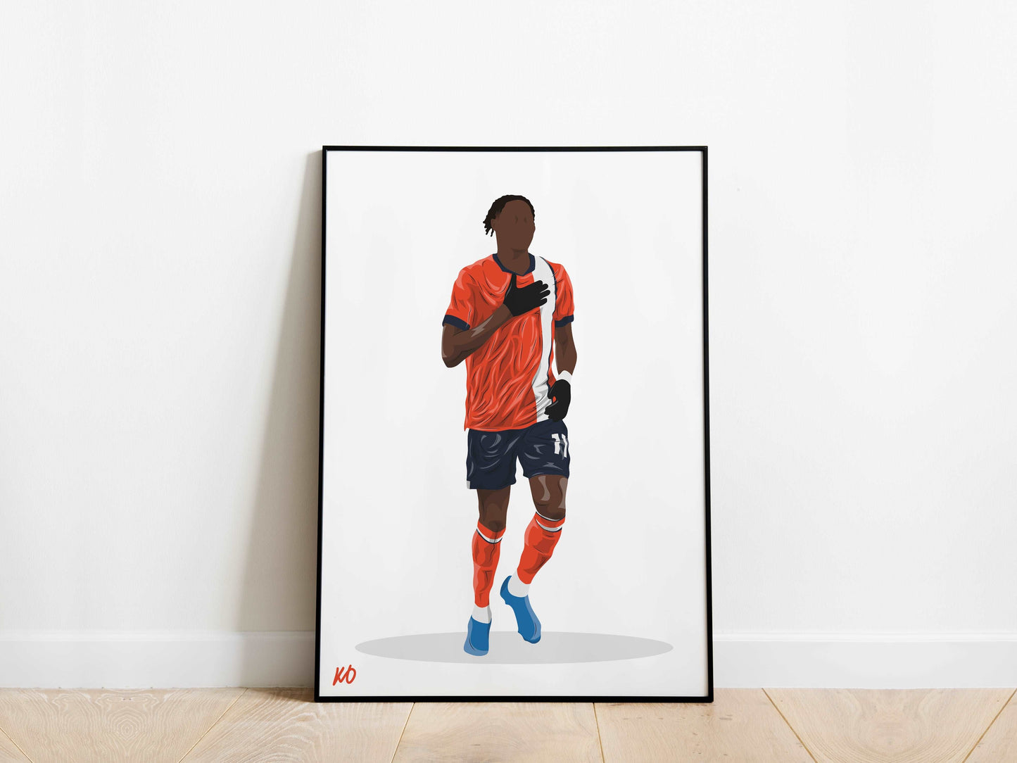 Elijah Adebayo Luton Town Poster - KDDesigns6