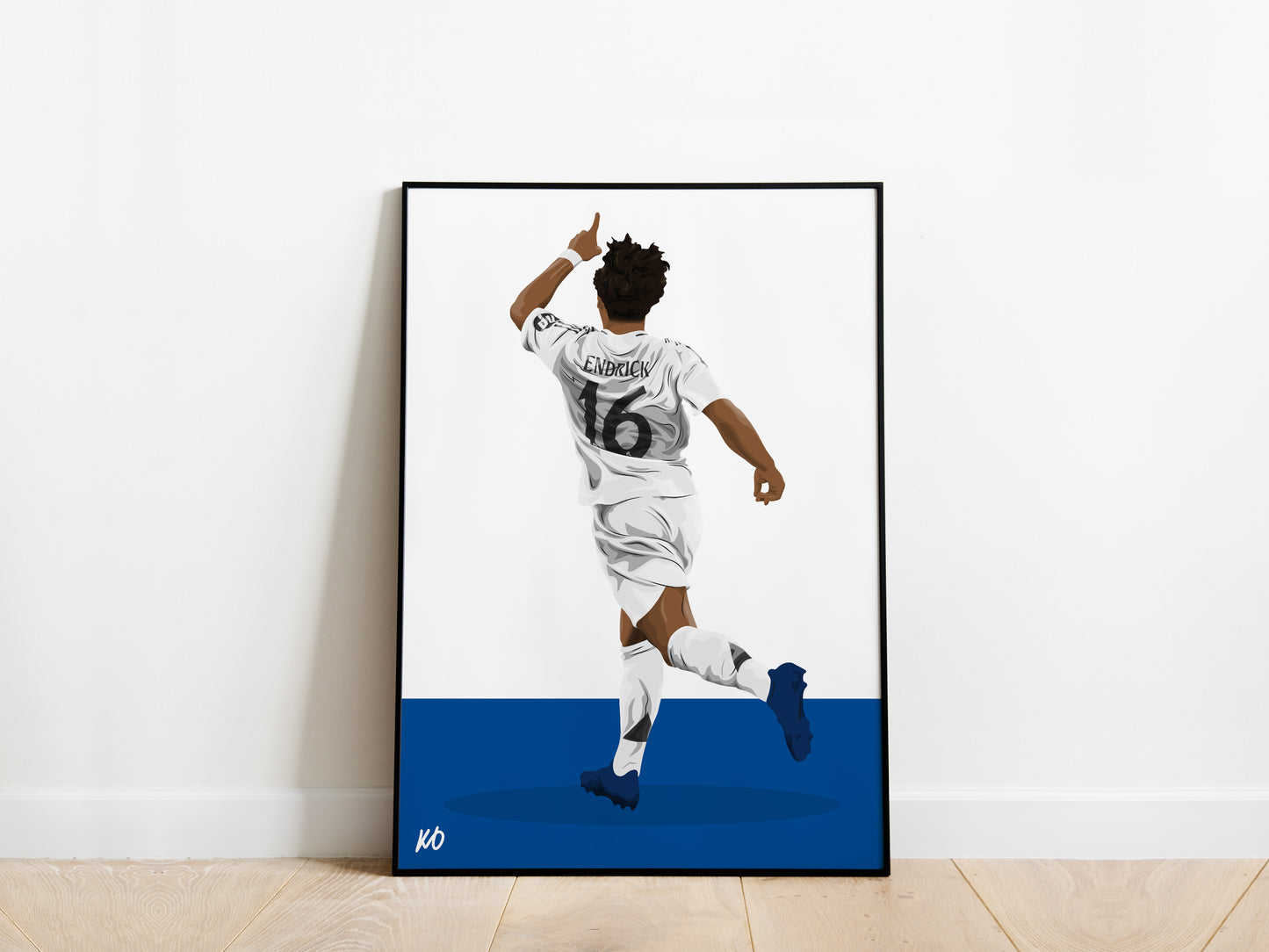 Endrick Celebration Real Madrid Poster