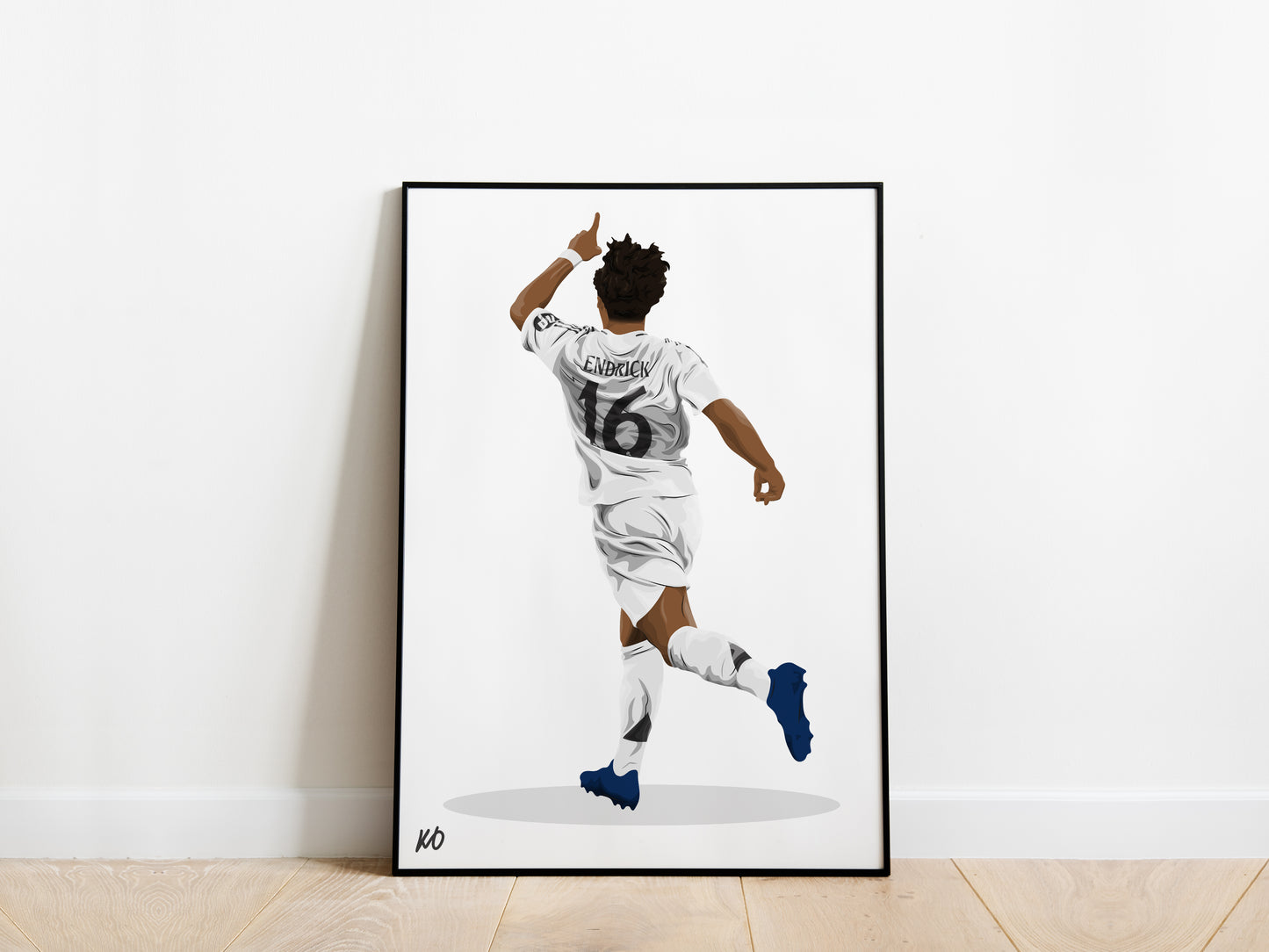 Endrick Celebration Real Madrid Poster