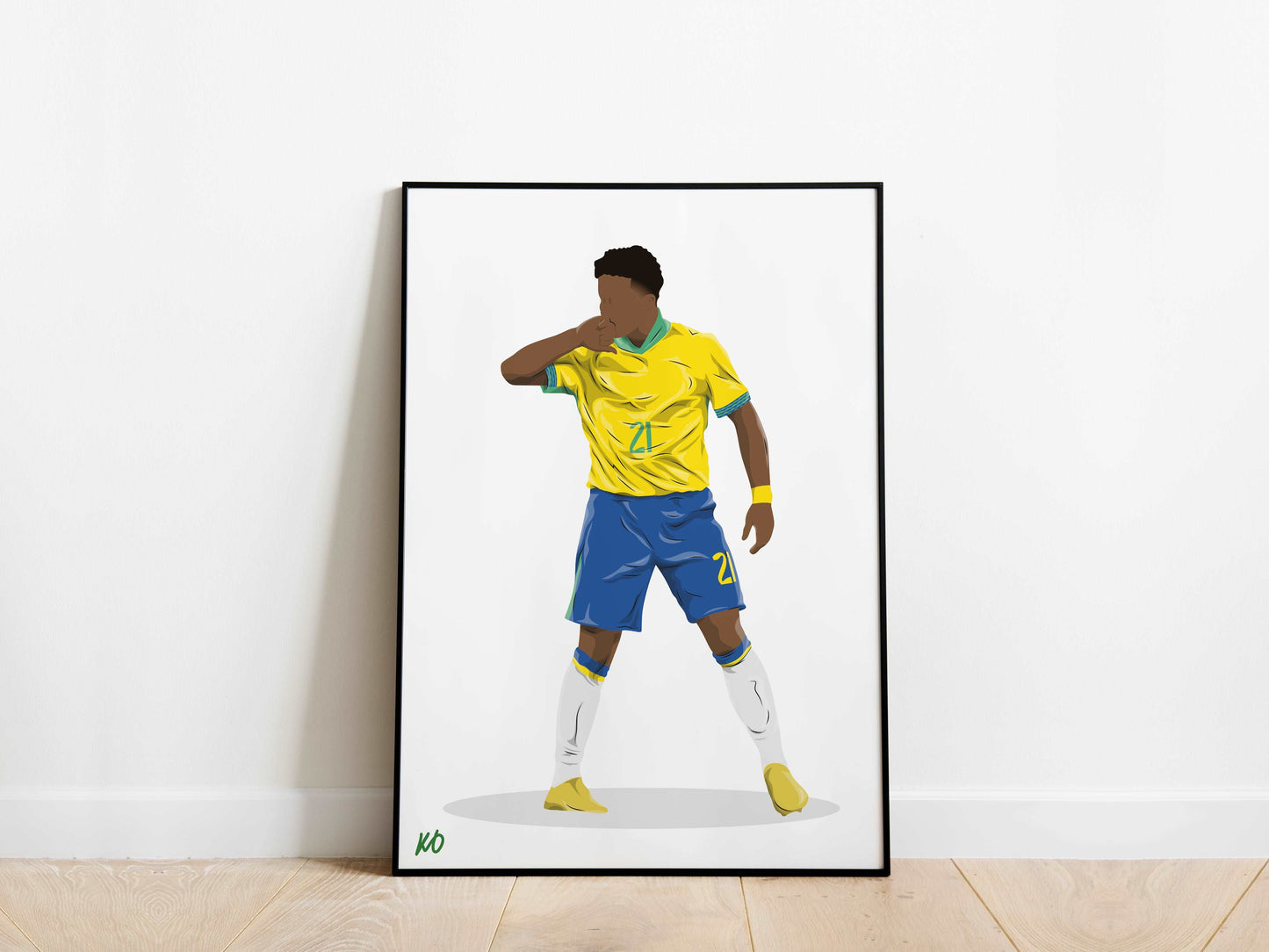 Endrick Brazil Poster - KDDesigns6