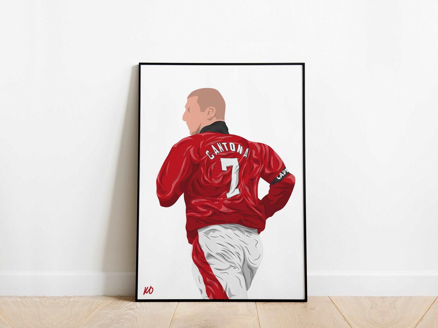 Eric Cantona Manchester United Poster - KDDesigns6