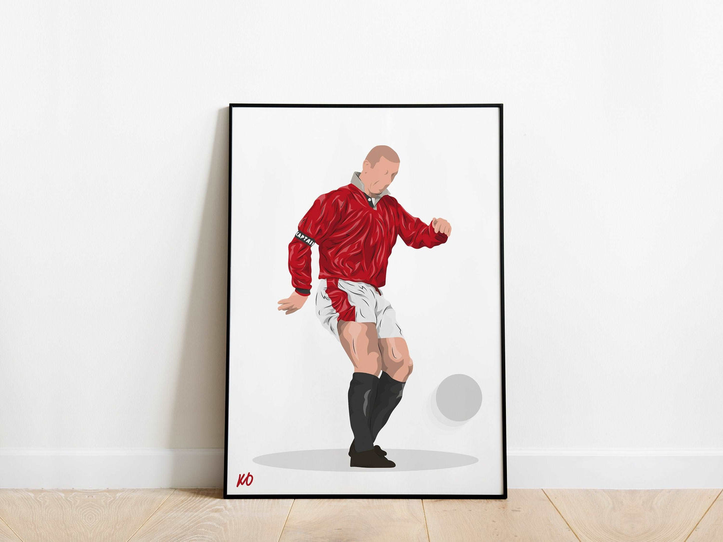 Eric Cantona Manchester United Poster - KDDesigns6