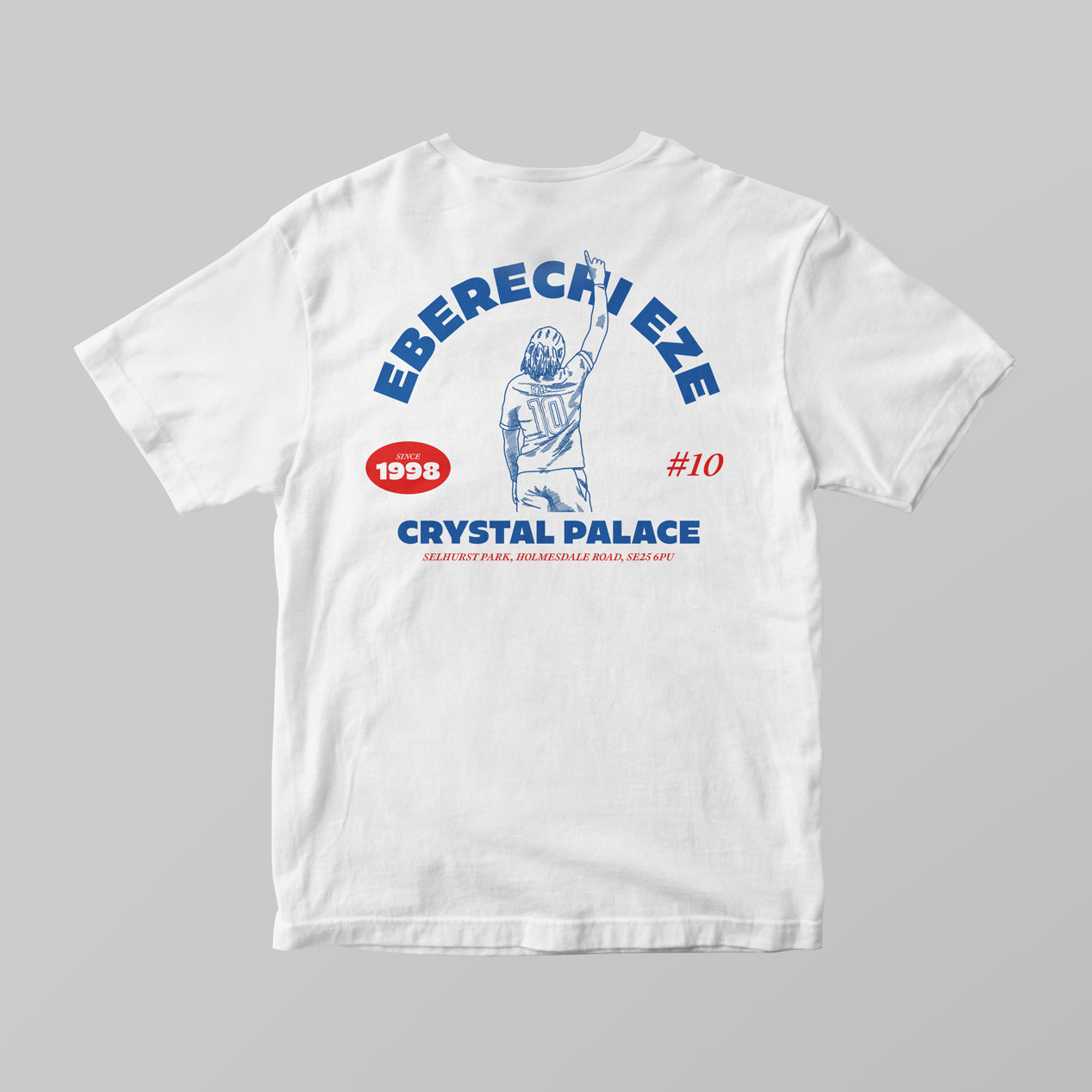 Eberechi Eze Crystal Palace Illustrated T-Shirt | Premium Graphic Tee - KDDesigns6