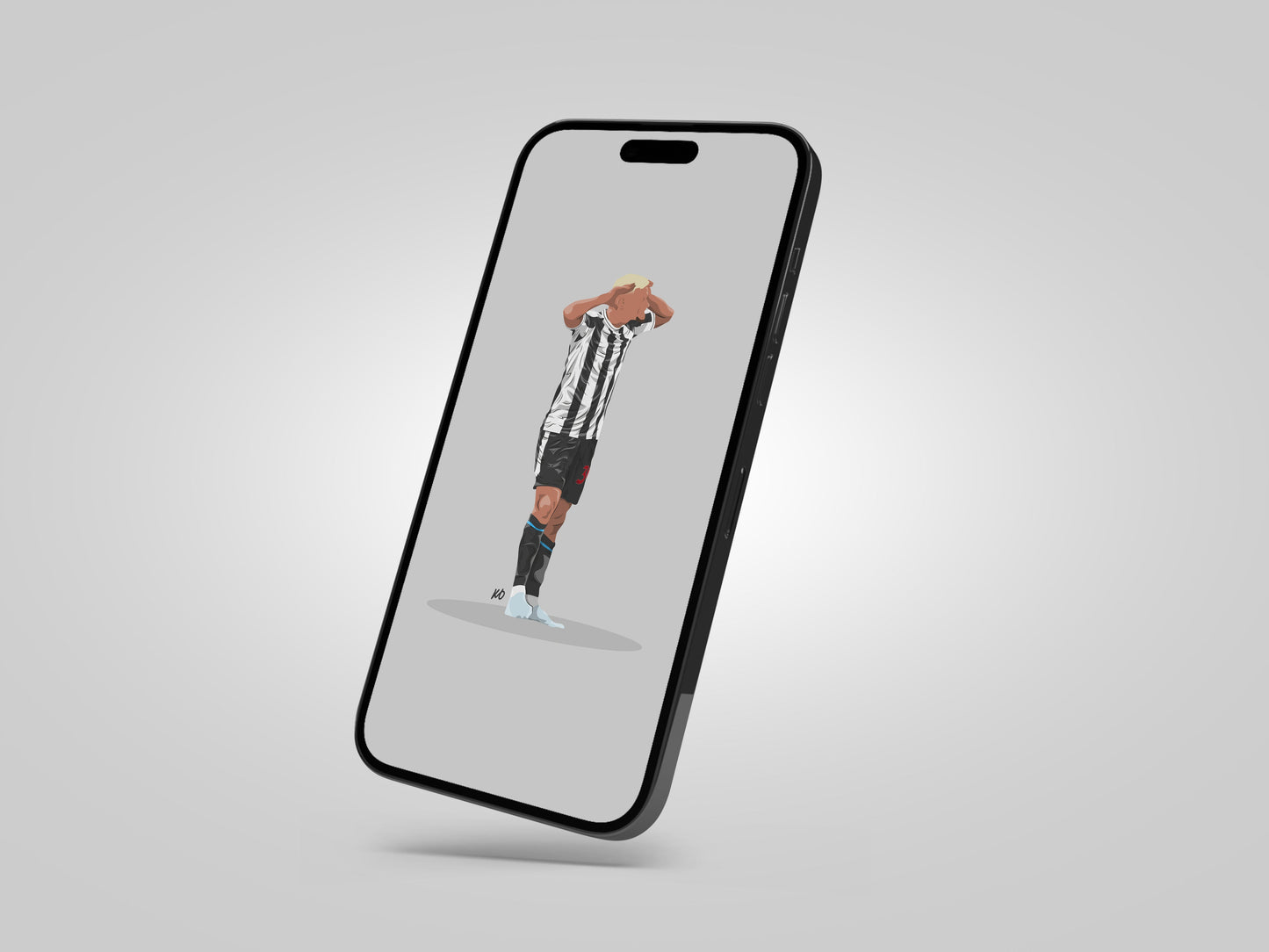 Bruno Guimaraes Newcastle United Wallpaper - KDDesigns6