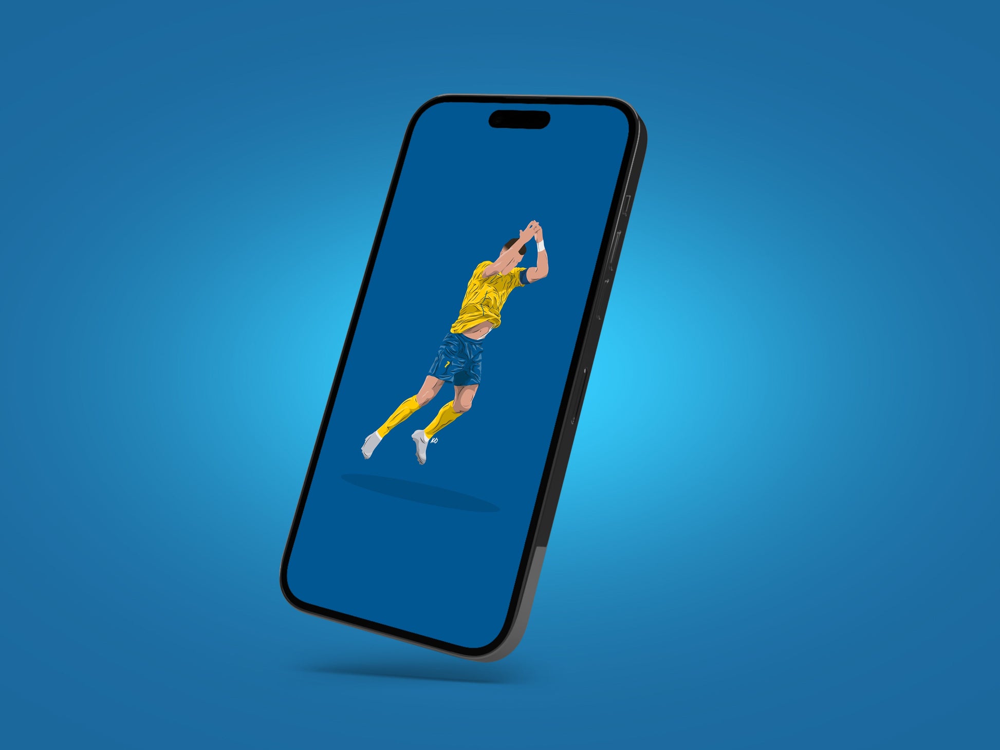 Cristiano Ronaldo Al-Nassr Wallpaper - KDDesigns6