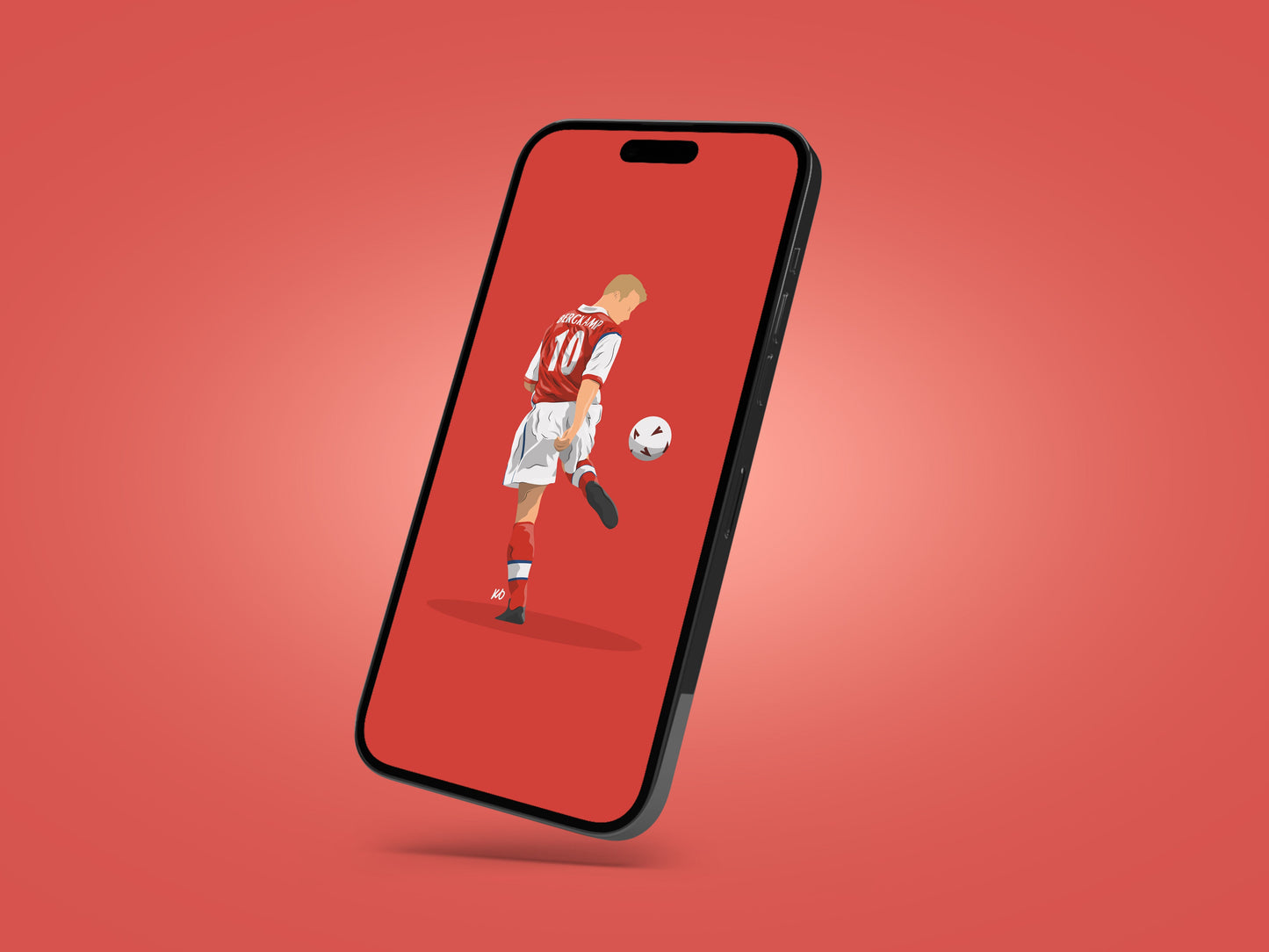 Dennis Bergkamp Arsenal Wallpaper - KDDesigns6
