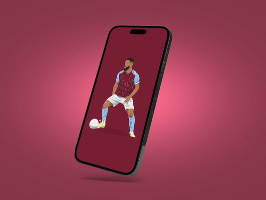 Douglas Luiz Aston Villa Wallpaper - KDDesigns6