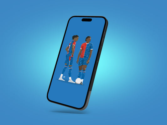 Eberechi Eze & Michael Olise Crystal Palace Wallpaper - KDDesigns6
