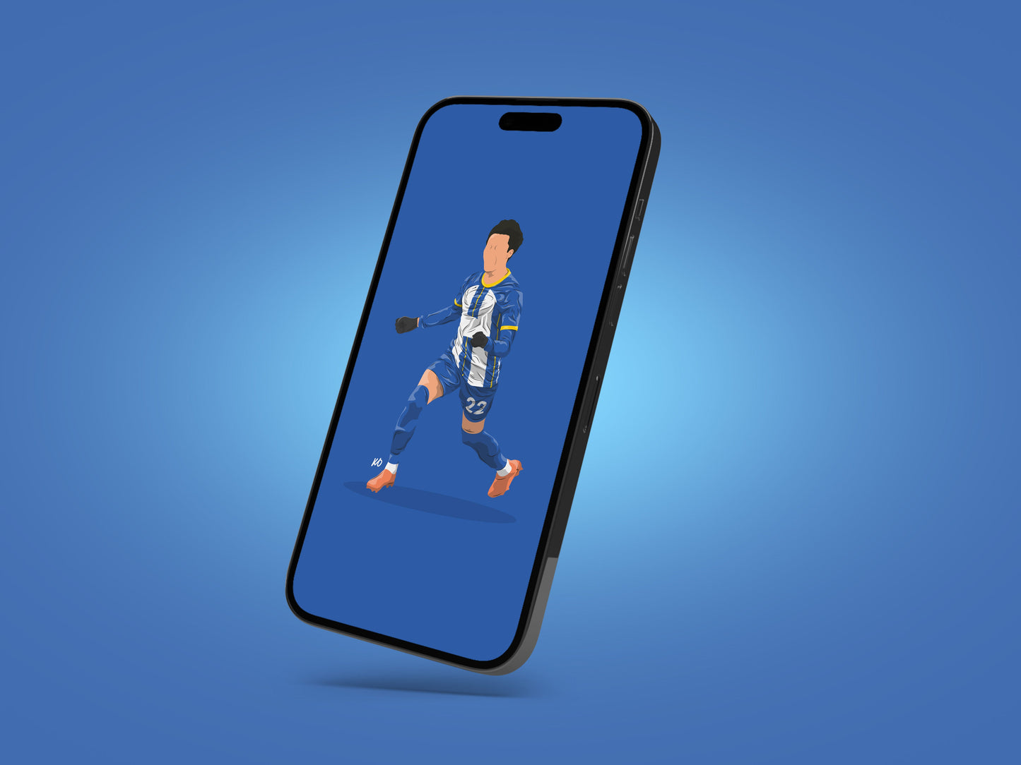 Kaoru Mitoma Brighton Wallpaper - KDDesigns6