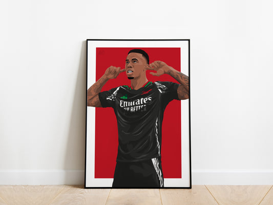 Gabriel Magalhaes Arsenal Poster - KDDesigns6