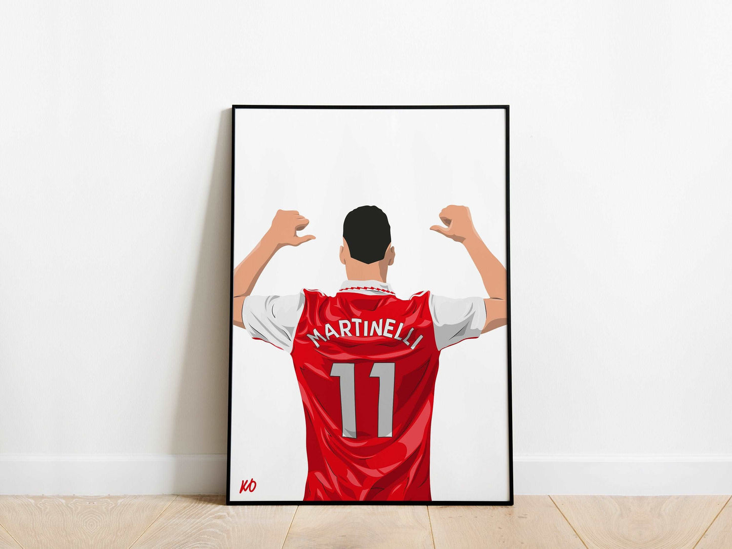 Gabriel Martinelli Arsenal Poster - KDDesigns6