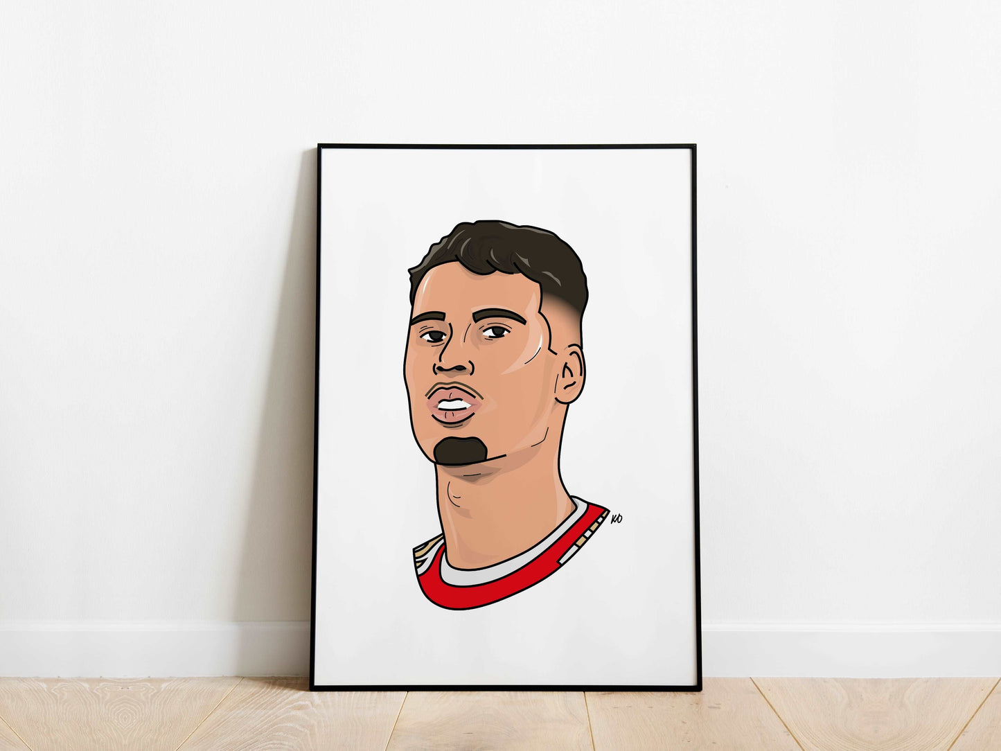 Gabriel Martinelli Portrait Arsenal Poster - KDDesigns6