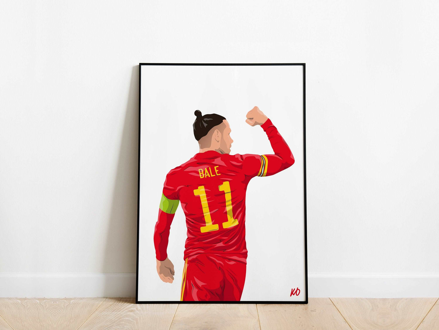 Gareth Bale Wales Poster - KDDesigns6