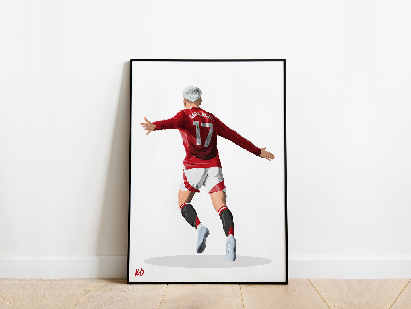 Alejandro Garnacho 24/25 Manchester United Poster
