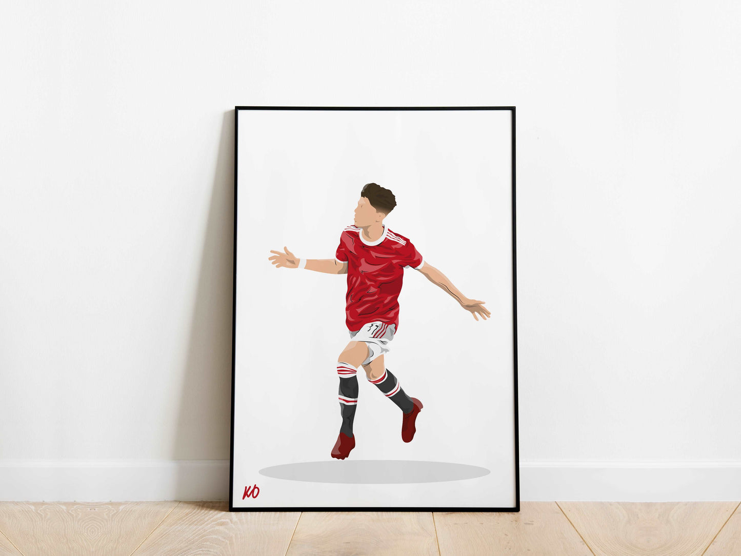 Alejandro Garnacho FA Youth Cup Manchester United Poster - KDDesigns6