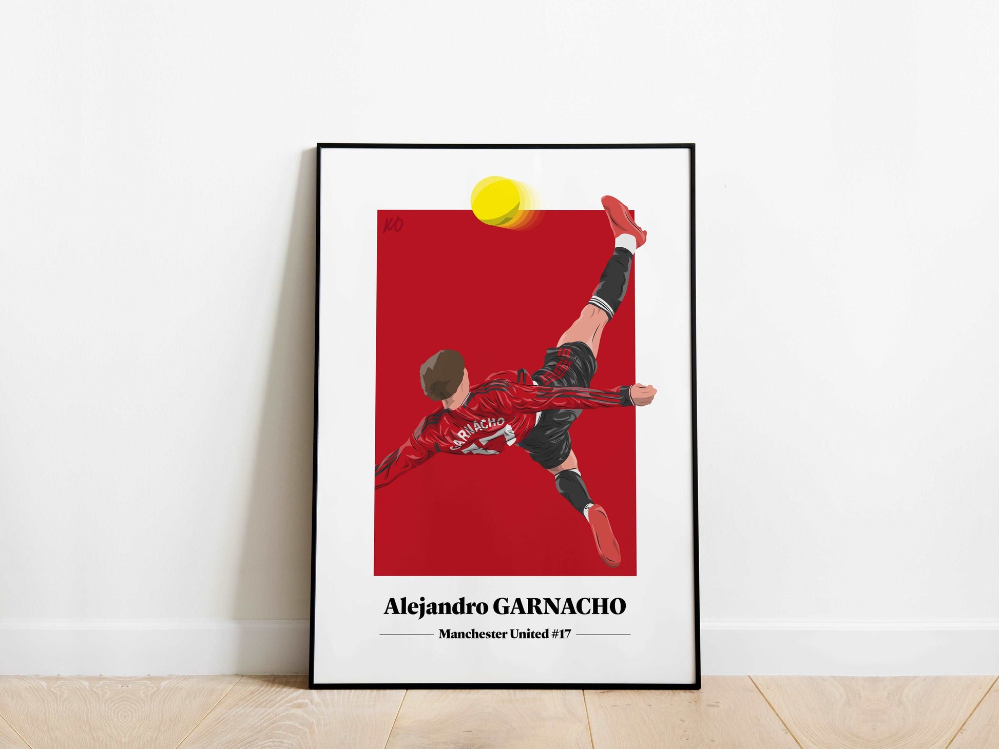 Alejandro Garnacho Manchester United Poster - KDDesigns6