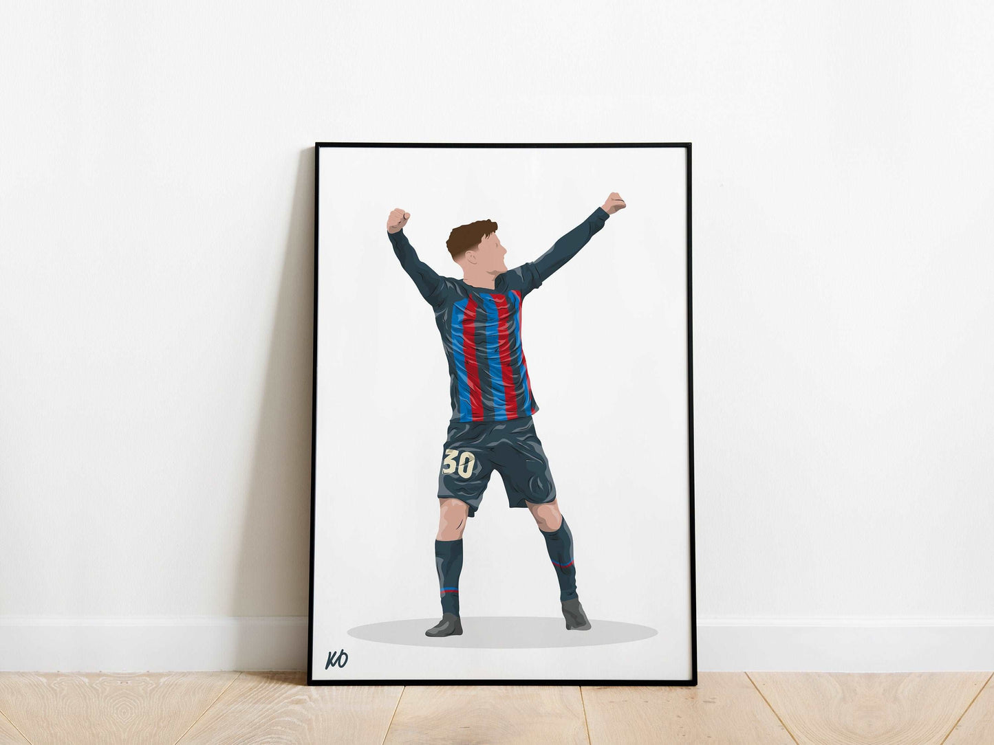 Gavi Barcelona Poster - KDDesigns6