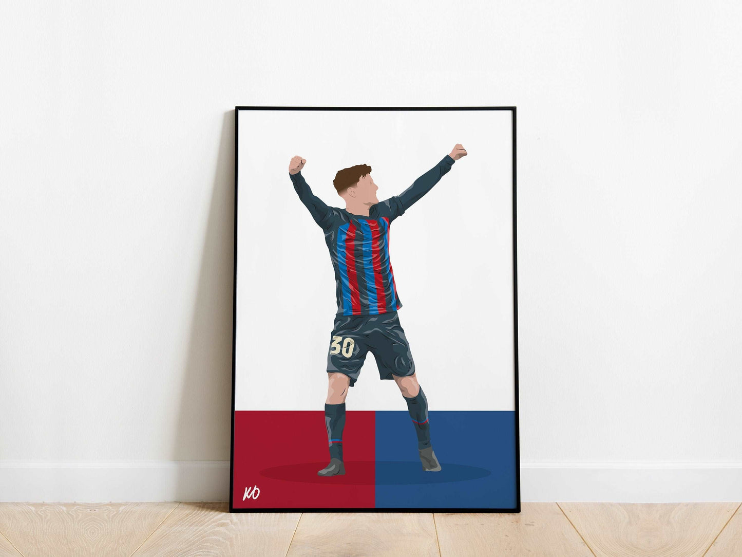 Gavi Barcelona Poster - KDDesigns6