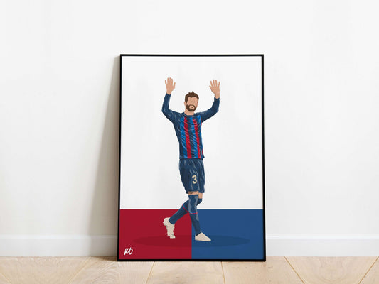 Gerard Pique Barcelona Poster - KDDesigns6