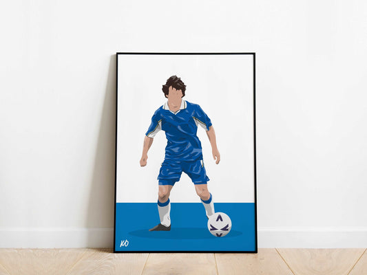 Gianfranco Zola Chelsea Poster - KDDesigns6