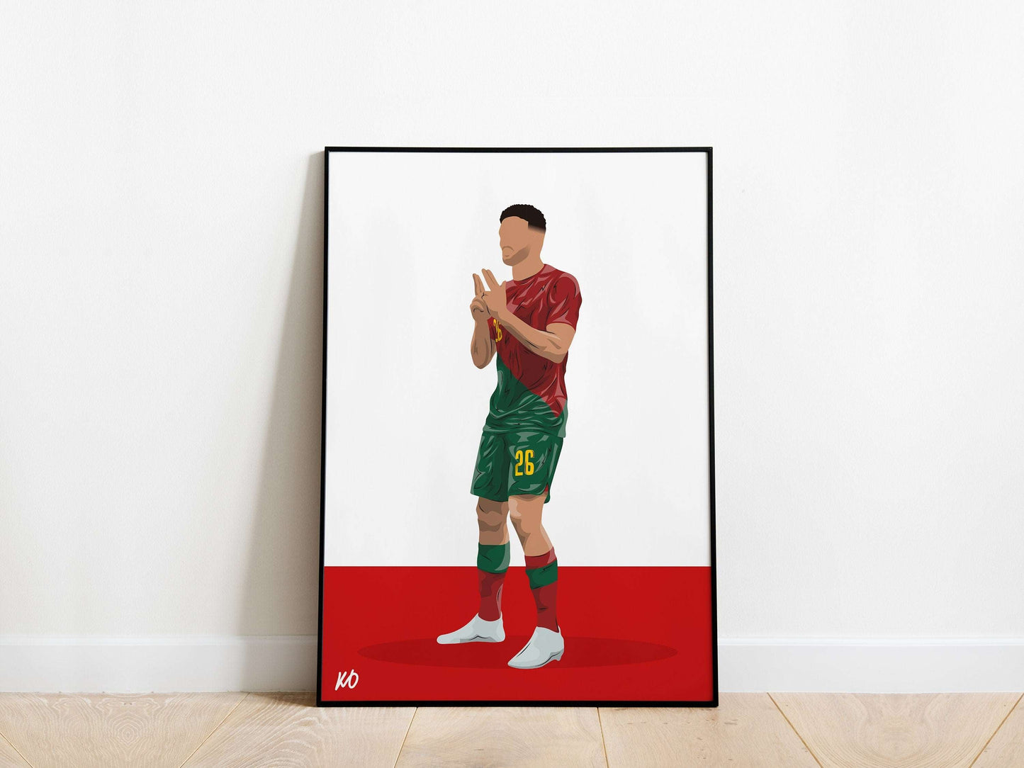 Goncalo Ramos Portugal Poster - KDDesigns6