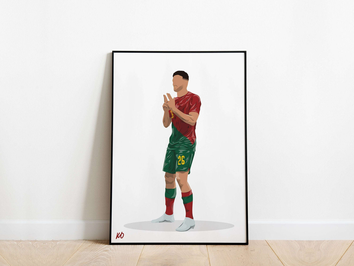 Goncalo Ramos Portugal Poster - KDDesigns6