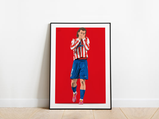 Antoine Griezmann 25/26 Atletico Madrid Poster - KDDesigns6