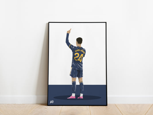 Arda Guler Celebration Real Madrid Poster - KDDesigns6