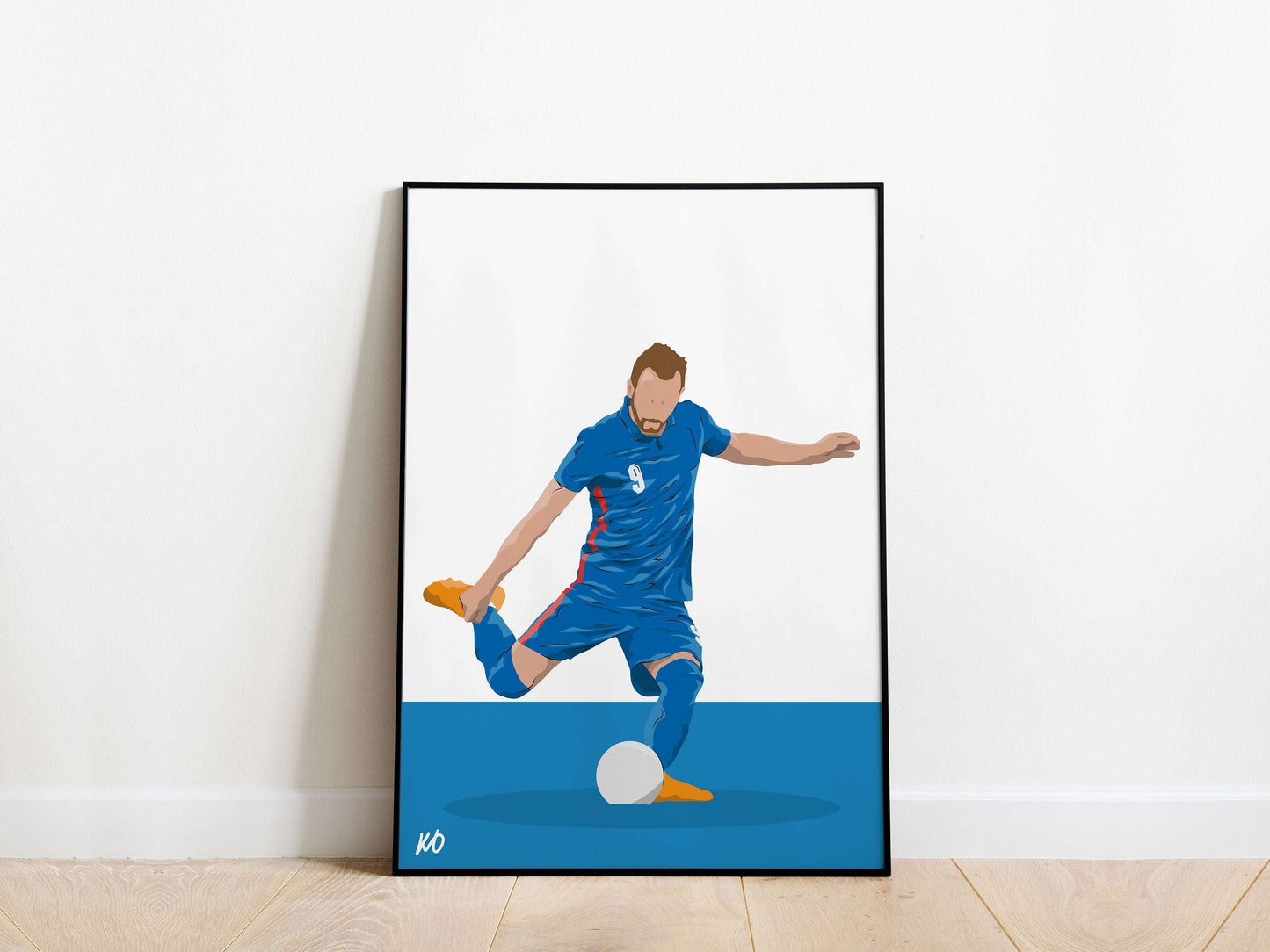 Harry Kane Penalty England Poster - KDDesigns6
