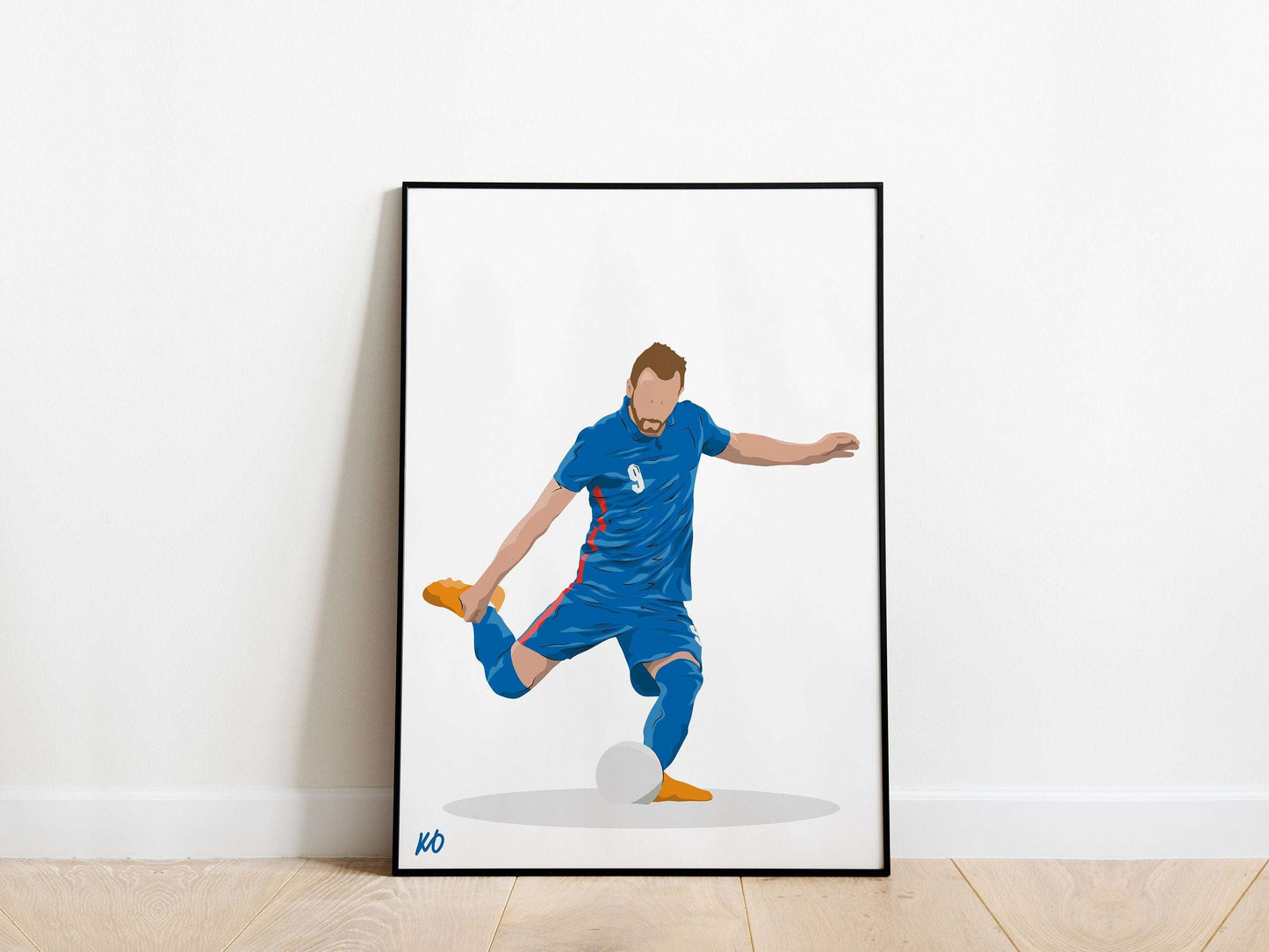 Harry Kane Penalty England Poster - KDDesigns6