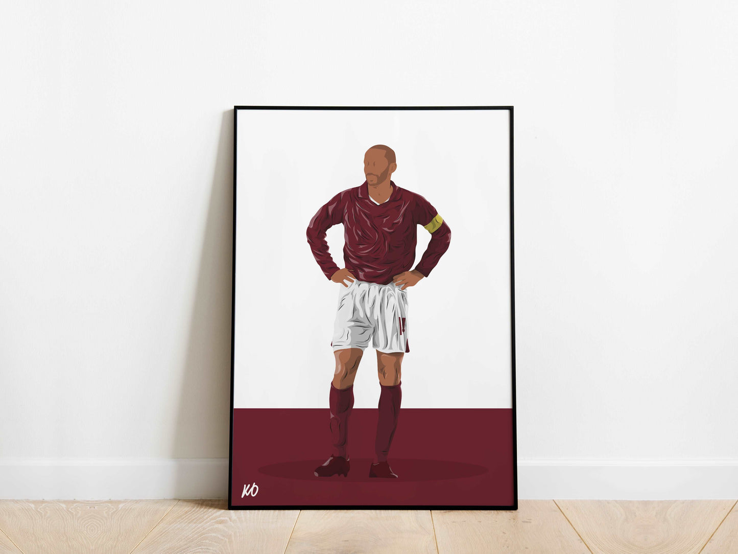 Thierry Henry 05/06 Arsenal Poster - KDDesigns6
