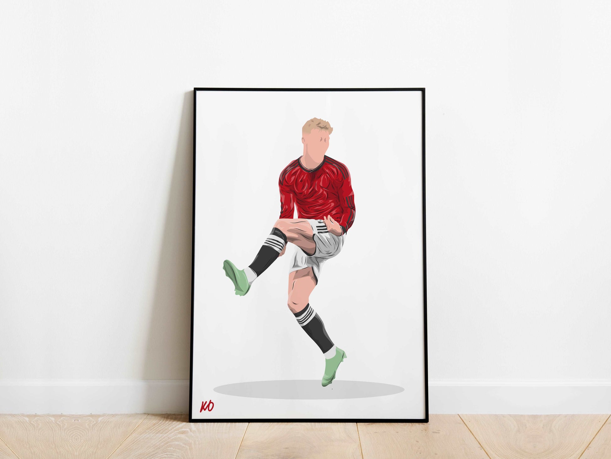Rasmus Hojlund Manchester United Poster - KDDesigns6